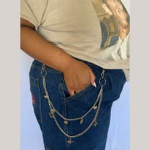SHEIN Pant Butterfly Chain